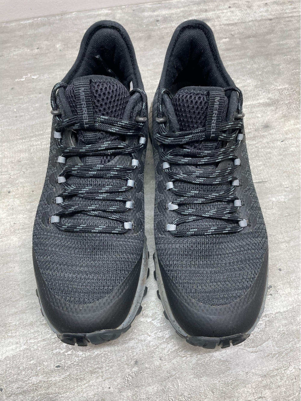 Merrell Black Mesh Trail Sneakers